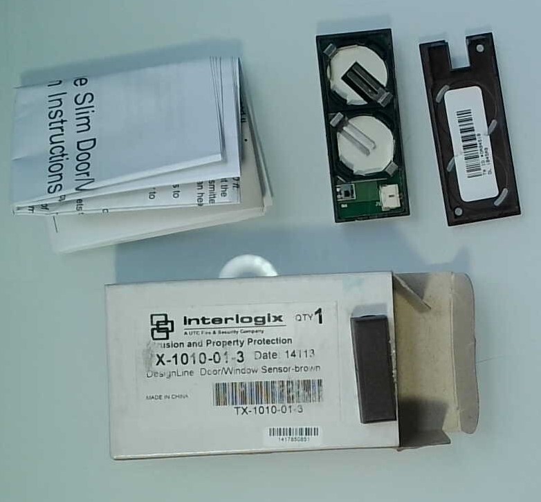 Interlogix TX-1010-01-3 Security System Door/Window Sensor Brown (No Battery)