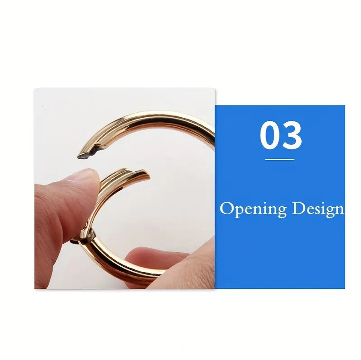 Leather American USA Flag Car Keychain with Zinc Alloy Ring, Tactical Keychain