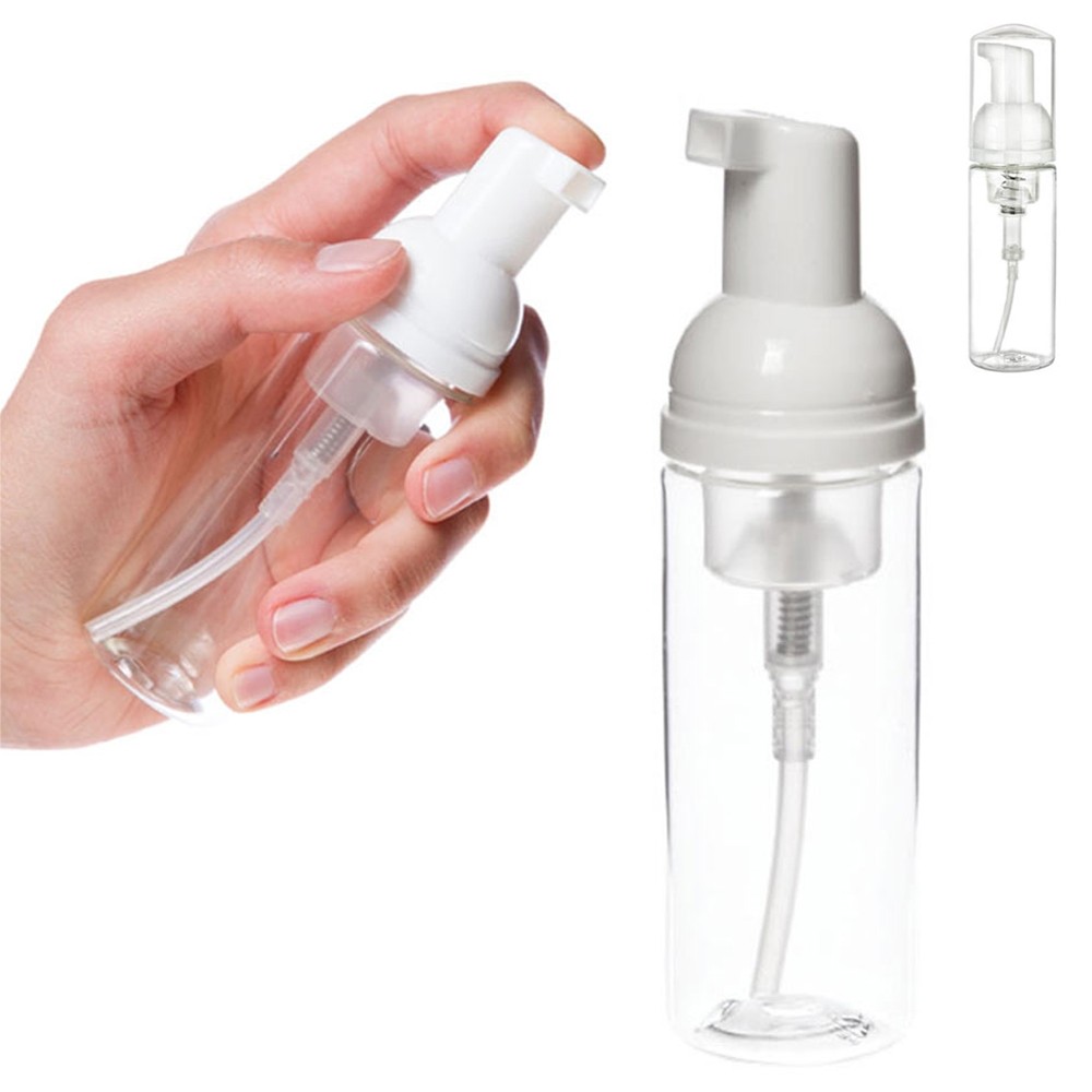 48 Foam Pump Bottles White Plastic Refillable Soap Dispenser 17 Oz