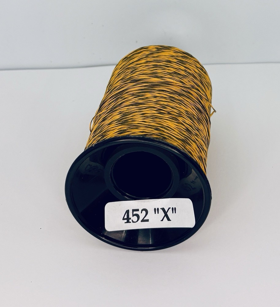 BCY 452X Bowstring Material 1/4 lb Partial spool 4.9 oz. Green/ Yellow Mix