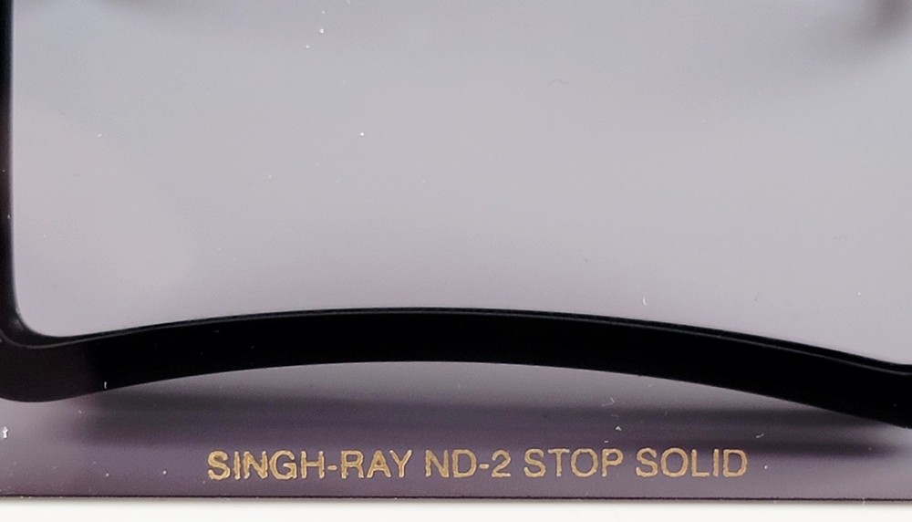 Singh Ray ND-2 Stop solid filter 100mm x 150mm, Neutral Density Optical Resin