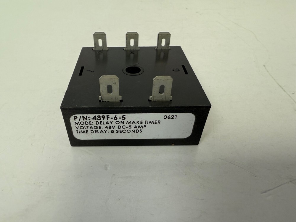 ARTISAN CONTROLS CORP 439F-6-5 DELAY ON MAKE TIMER MODULE 48V 5 SECOND DELAY