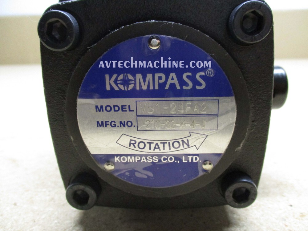 VB1-24FA2 Kompass Hydraulic Variable Vane Pump Max. Pressure 35Kg VB1-24F-A2