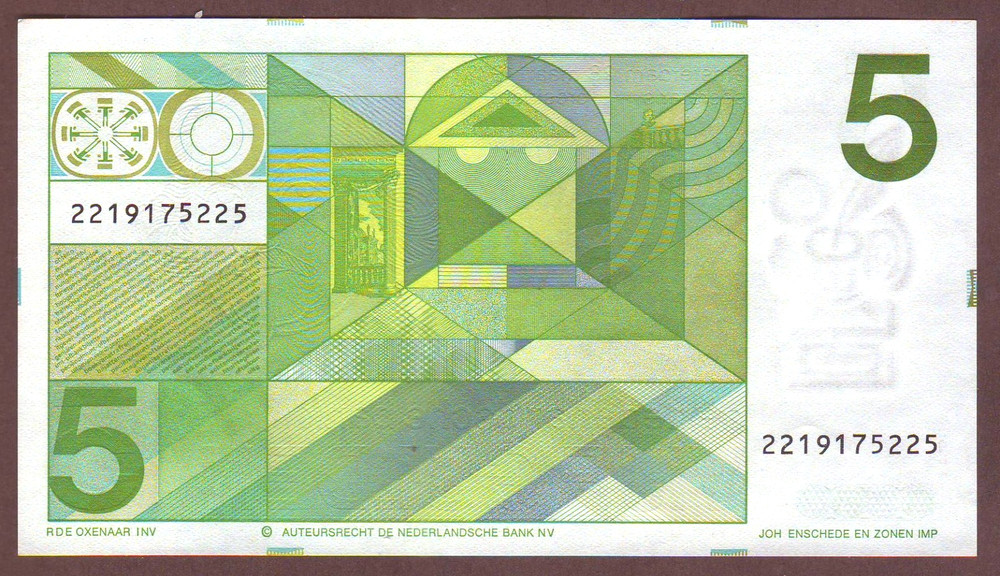 NETHERLANDS 5 Gulden 1973 Gem UNC