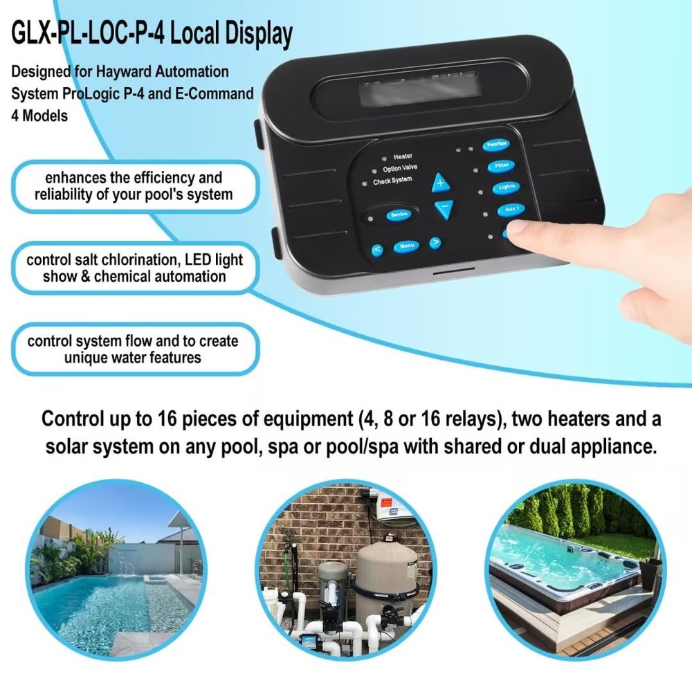 Hihitomorrow GLX-PL-LOC-P-4 Main Display Keypad Controller Service Kit...