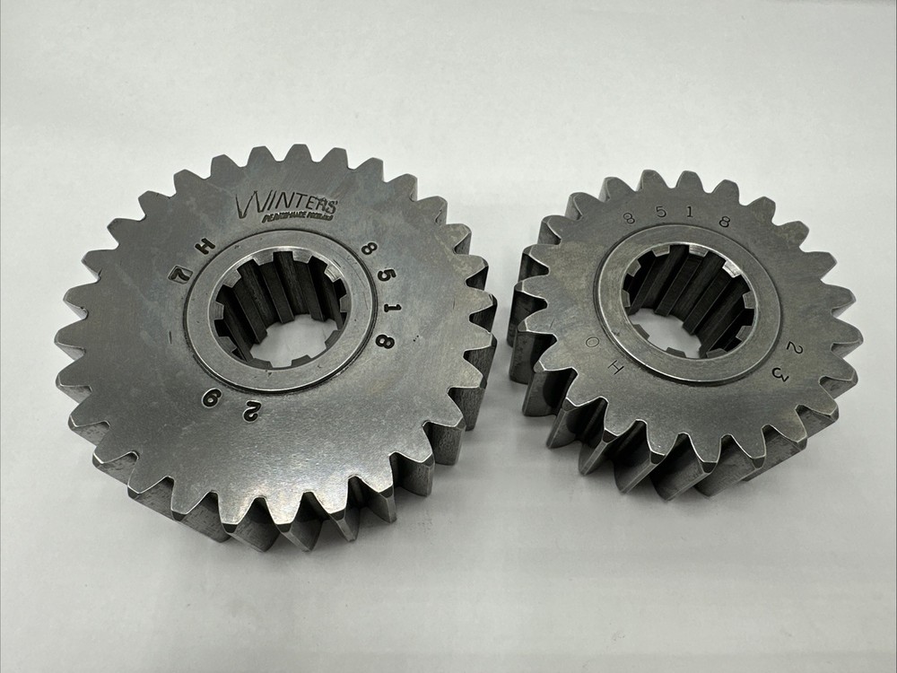 Set 18 REM Polished Winters Performance Steel Quick Change Gear 10 Spline 8518