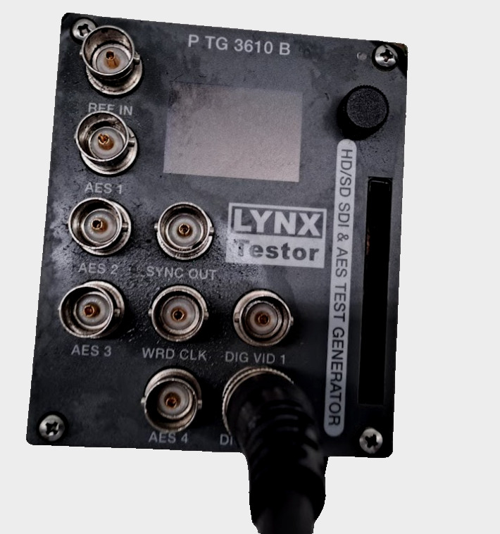 LYNX TESTOR PTG3610B HD/SD SDI&AAES TEST GENERATORE