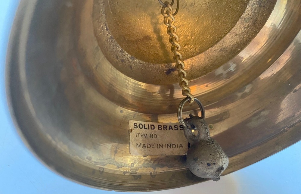 Vintage Solid Brass Bell Made in India