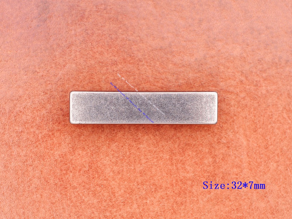 30X Antique Silver Metal Solid Rectangle Leather Rivet Studs Tacks Leathercraft