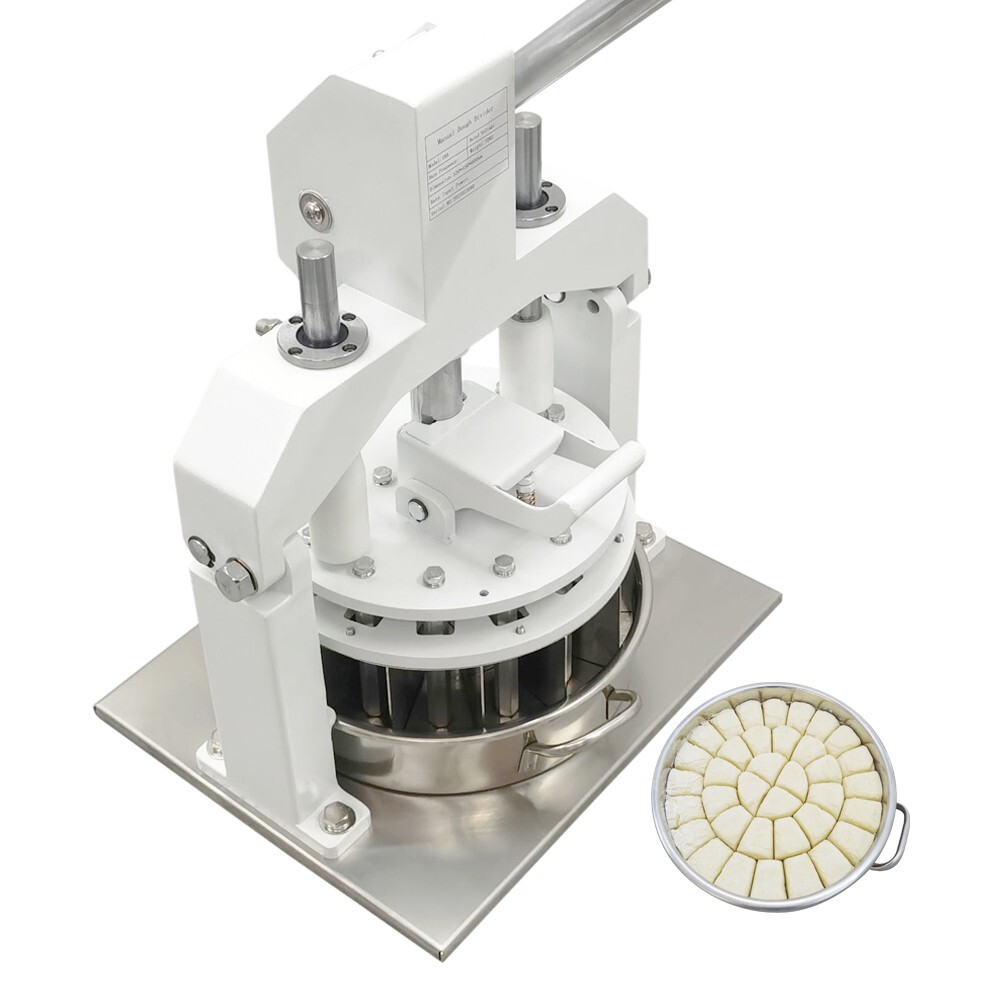 12PCS Table Manual Dough Divider Cutter Manual Press Dividing Machine Bread Make