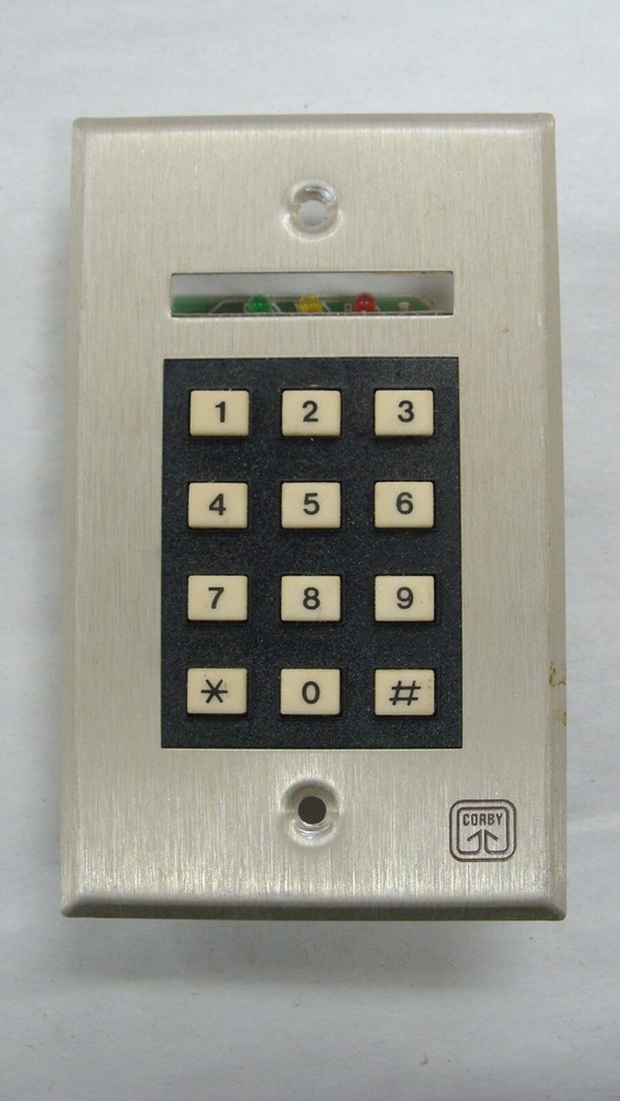 Corby 9030 Keypad Touchpad Single Gang Flush Type