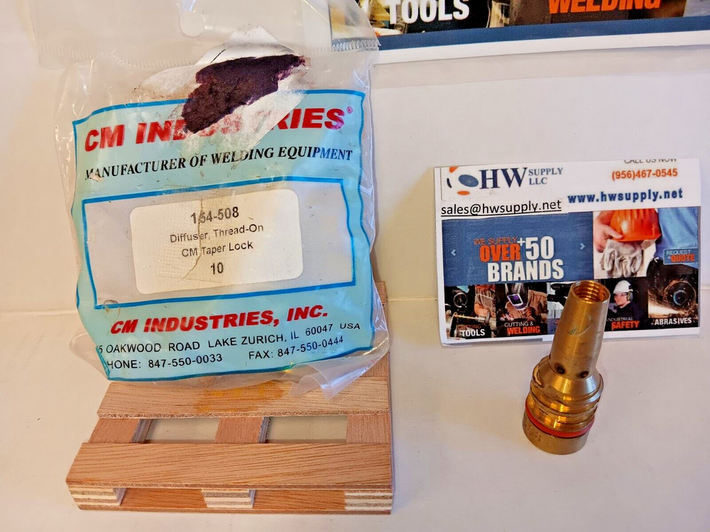 #00182# 154-508 CM INDUSTRIES DIFFUSER, THREAD-ON CM TAPER LOCK