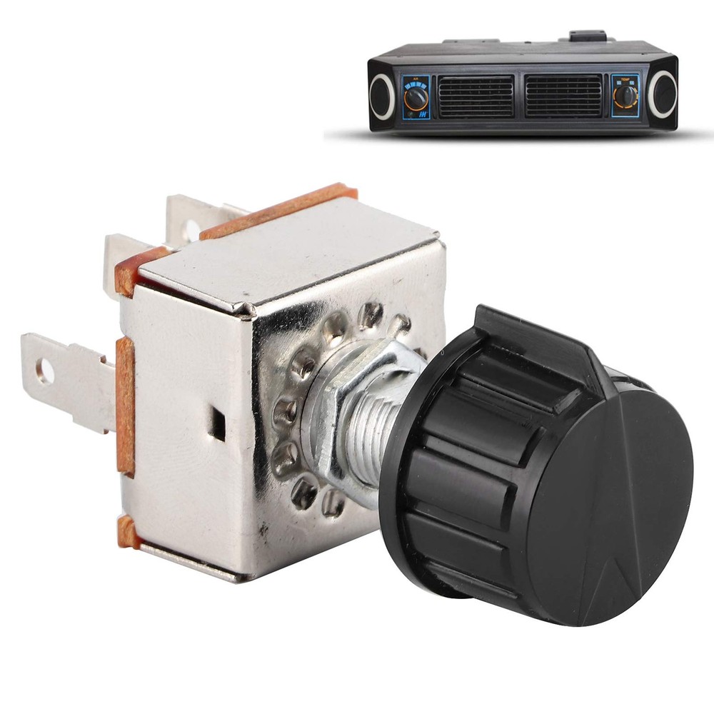 Universal Blower Motor Switch - 3 Speed AC Air Conditioning Volume Control wi...