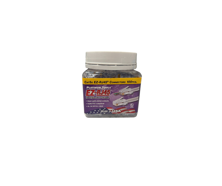 Platinum Tools EZ-RJ45 Conntectors 100 PC