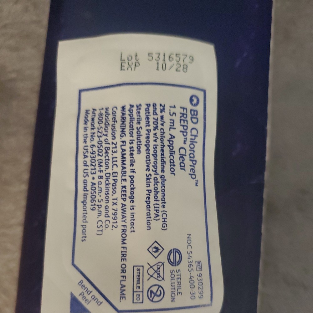 ChloraPrep™ Frepp™ Clear Skin Prep Solution Case - 500