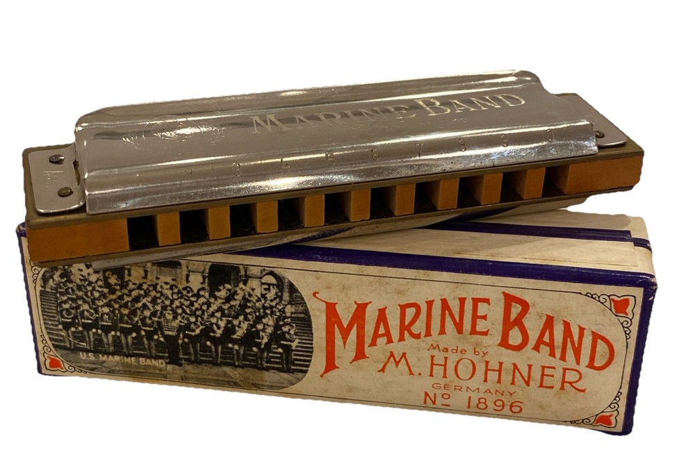 Vintage Hohner Marine Band Harmonica