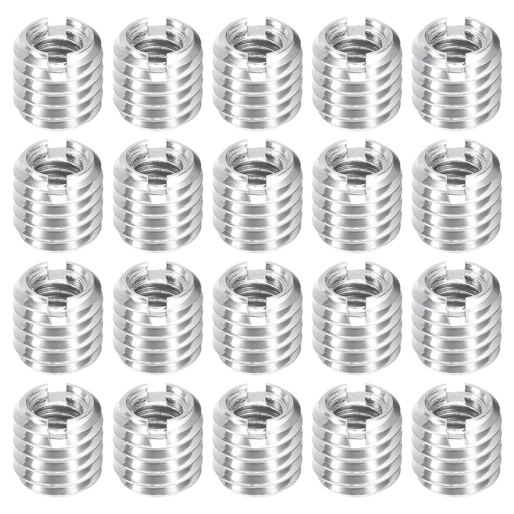 30Pcs Threaded Inserts, M4-0.7x6 & M6-1x6 Thread Repair Insert