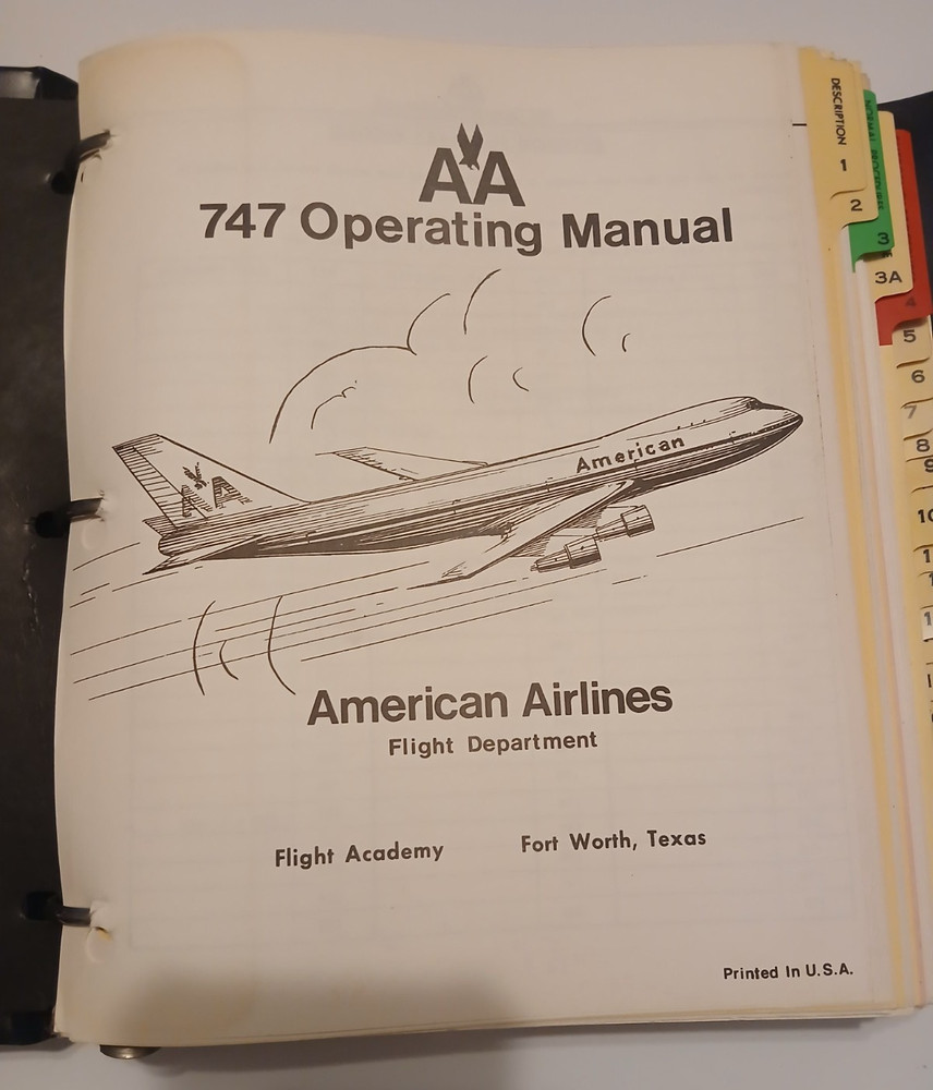 747 Operating Manual