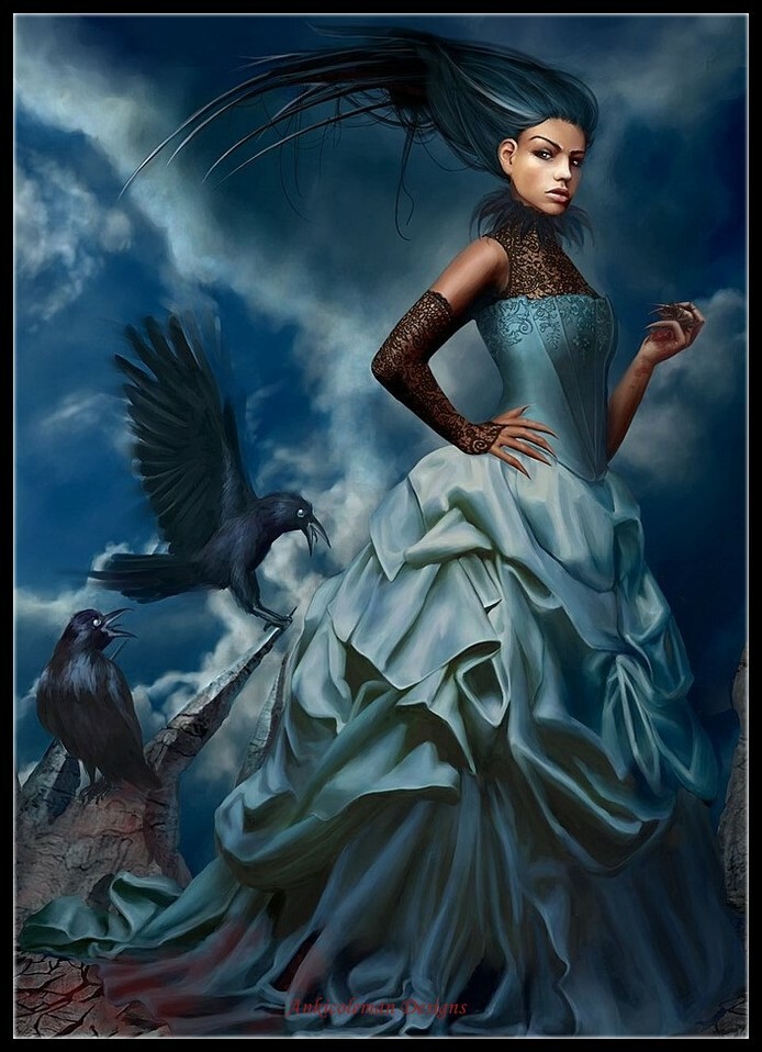 Ravene - DIY Chart Counted Cross Stitch Patterns Needlework 14 ct Aida DMC