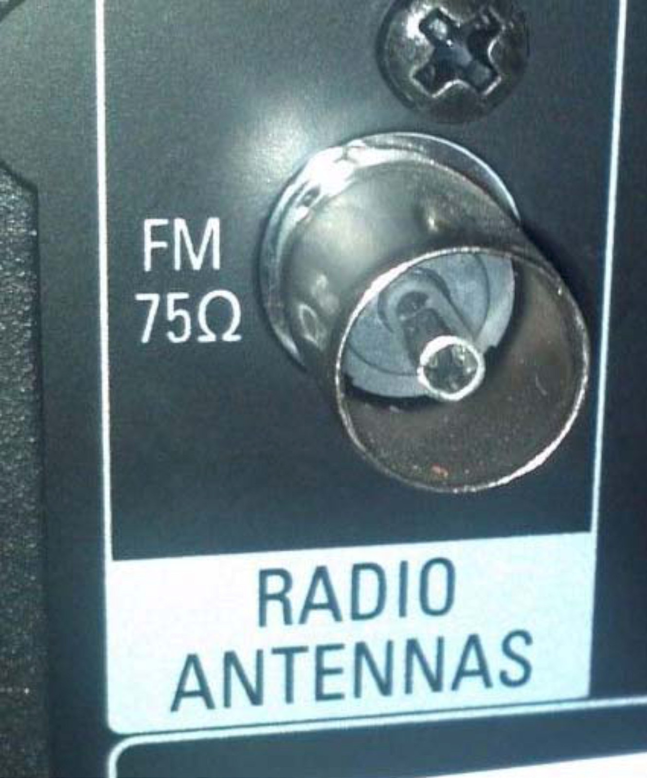 NEW FM Dipole Antenna HD Radio Female PAL Connector home theater tv FOR denon