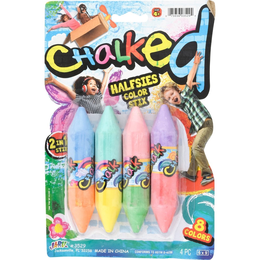 Ja-Ru Wrapz Sidewalk Chalk Multi Color