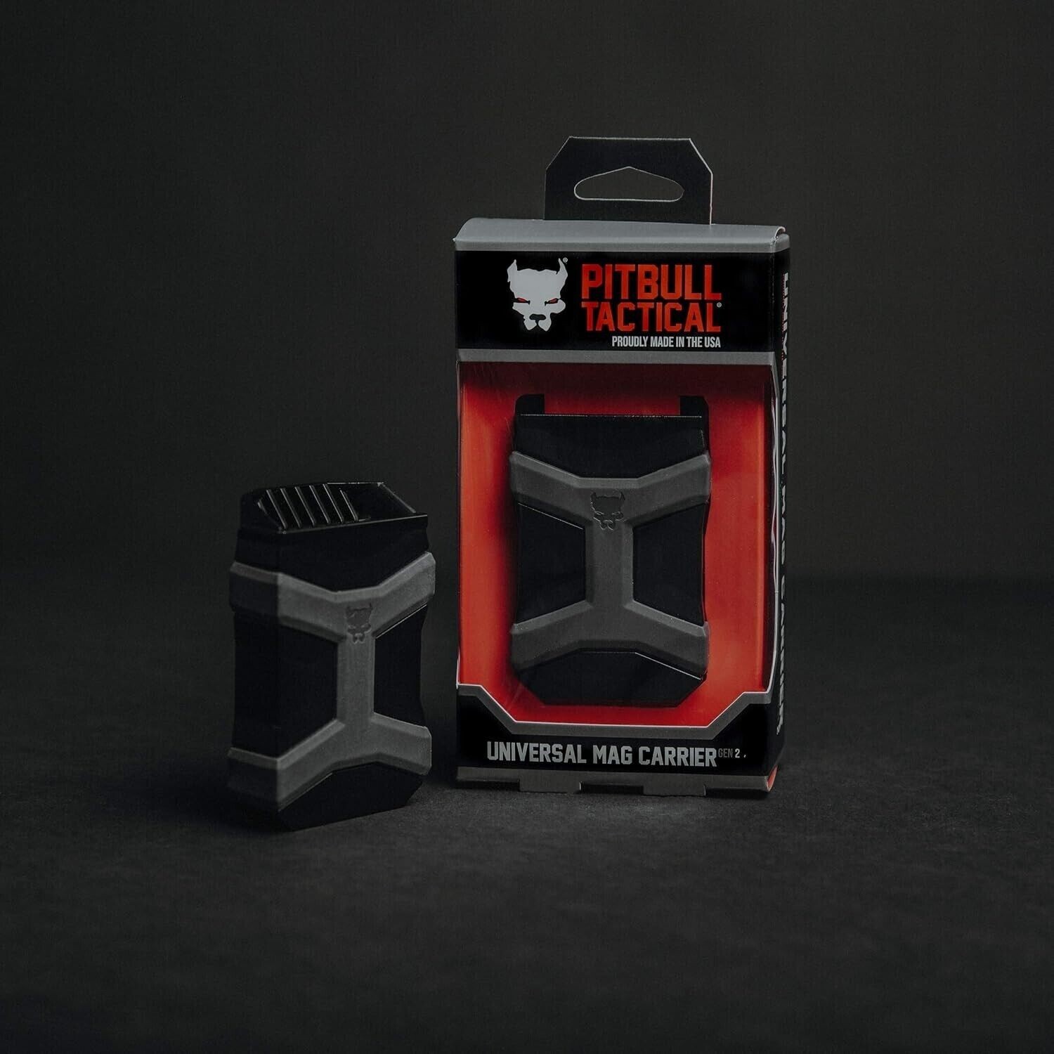 PITBULL TACTICAL Universal Mag Carrier Gen 2, Single or Double Stack Mag Pouch