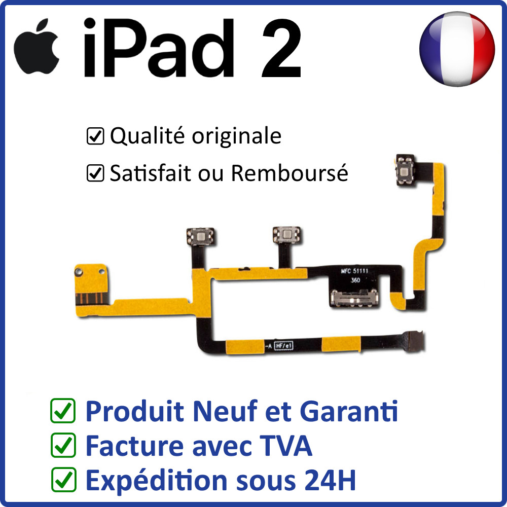 Flat Flex Button Power Volume Vibration New iPad 2 Wifi 3G CDMA 2012