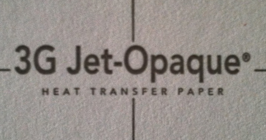 INKJET TRANSFER PAPER FOR DARK FABRIC: NEENAH "3G JET OPAQUE" (8.5"X11") 100 CT