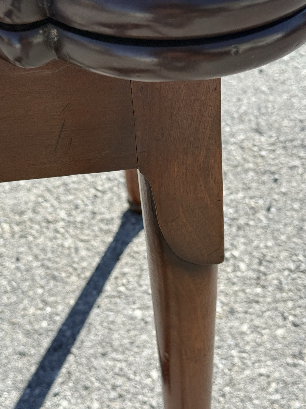 antique 18th century queen anne game card console table 1760s drawer