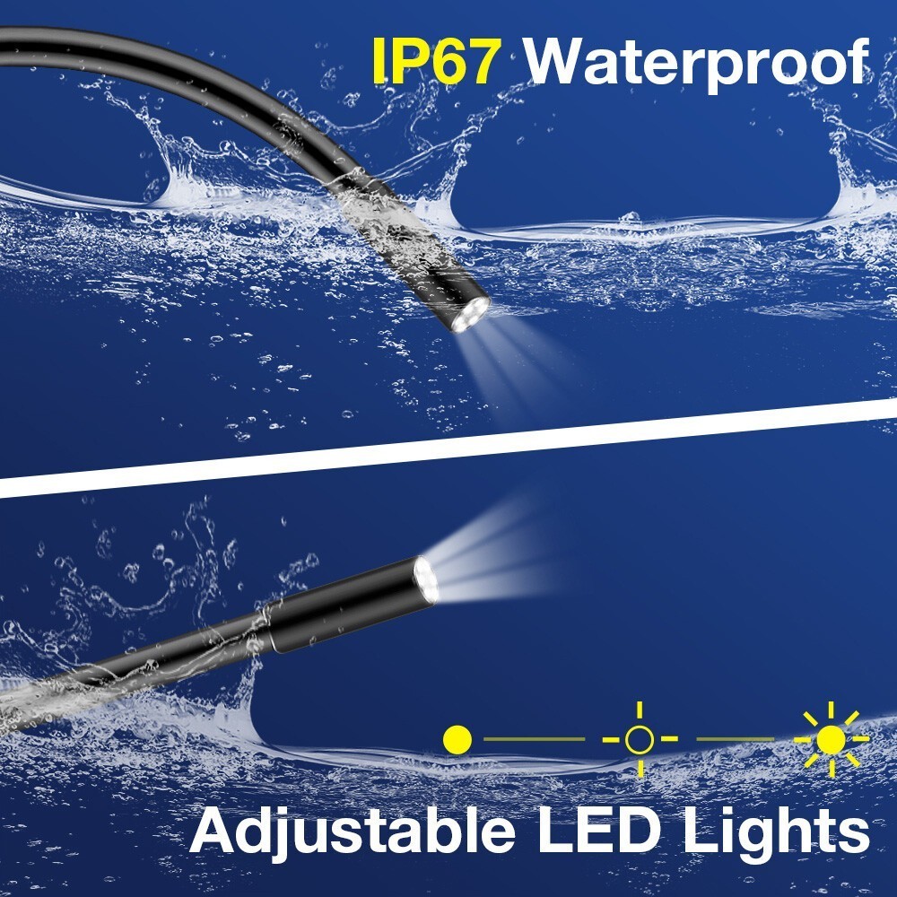 LAUNCH 720P HD Inspection Camera Endoscope Videoscope Engine Borescope Android