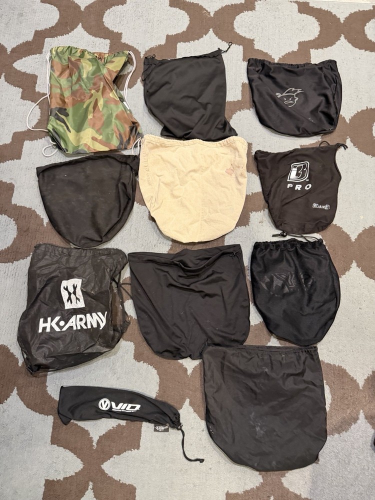 PAINTBALL MASK BAG LOT!!