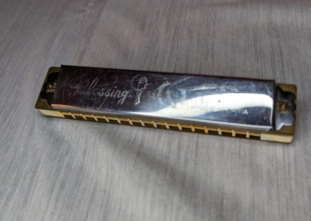 Blessing Harmonica 1970s - Silver