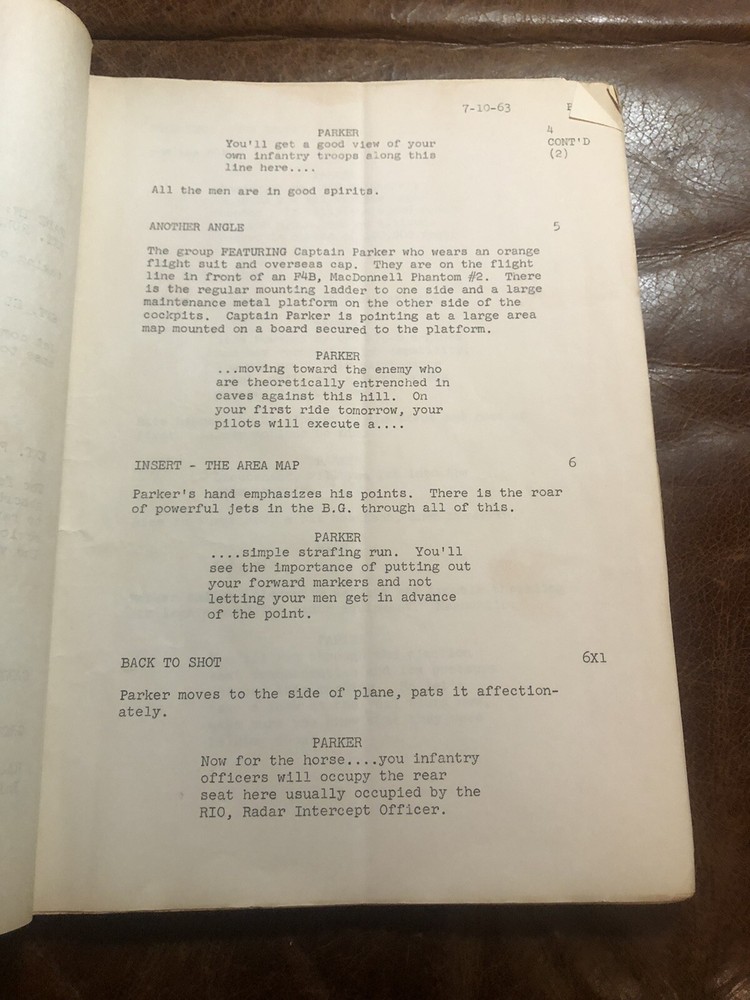 THE LIEUTENANT VIntage TV SCRIPT