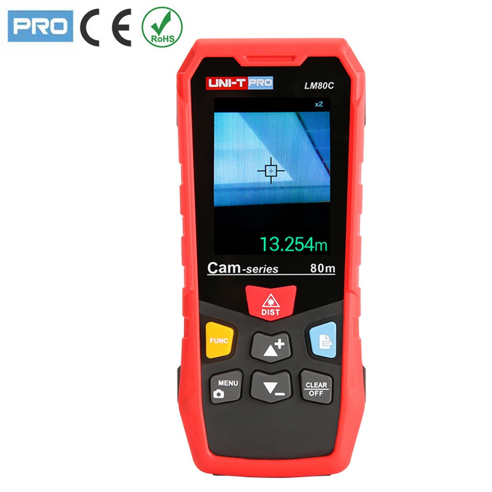UNI-T LM80C Camera Type Laser Rangefinder; IP65 Waterproof / Dustproof