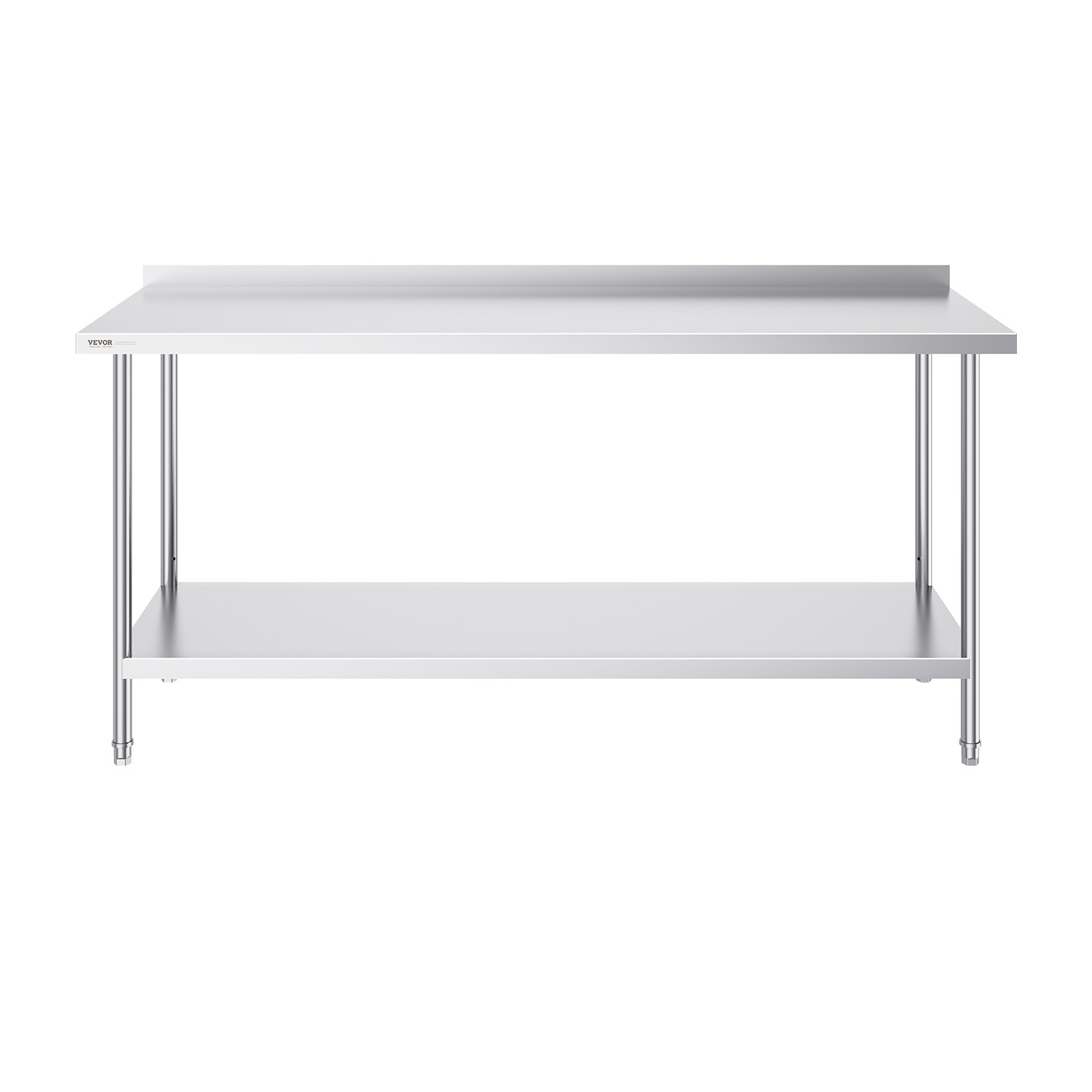 VEVOR Stainless Steel Work Table Commercial Kitchen Work Food Prep Table 24"x72"