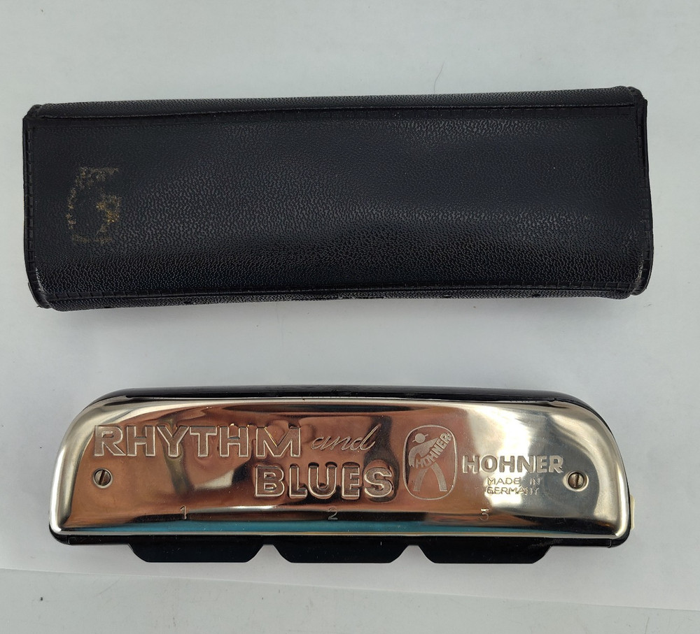 Hohner Rhythm & Blues Harmonica w/ Case & Instructions Made Germany