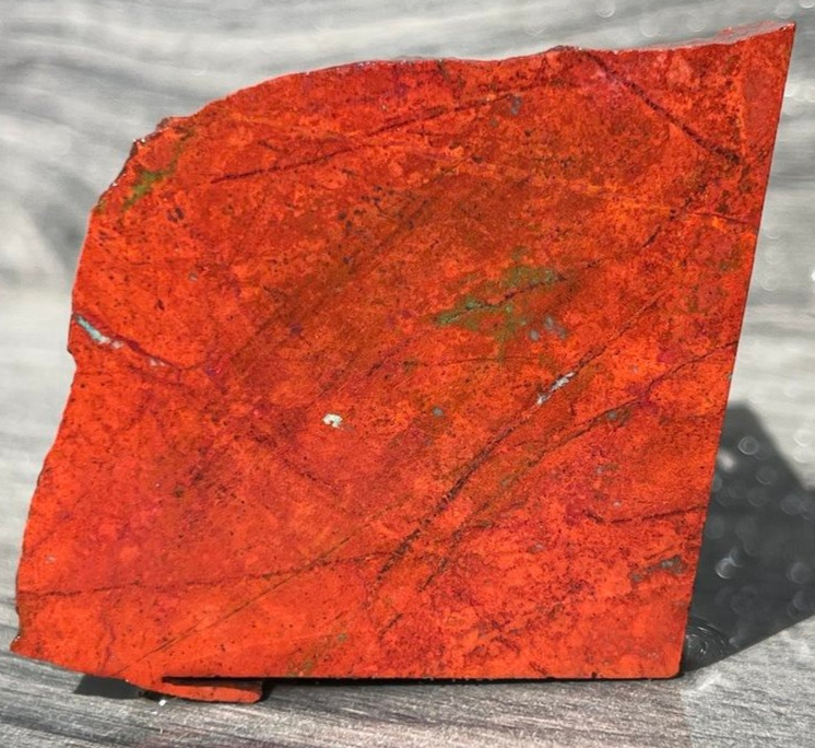 2 Sonora Sunrise Sunset Chrysocolla Crimson Cuprite 146g Lot Lapidary Rough Slab