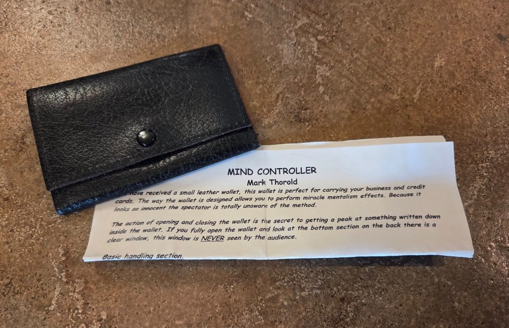 Mind Controller by Mark Mason and Mark Thorold Magic Mentalism Tricks