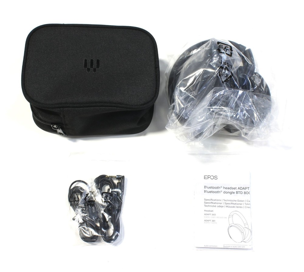 EPOS Adapt 361 Wireless Bluetooth Headset w Carrying Case | 1001008