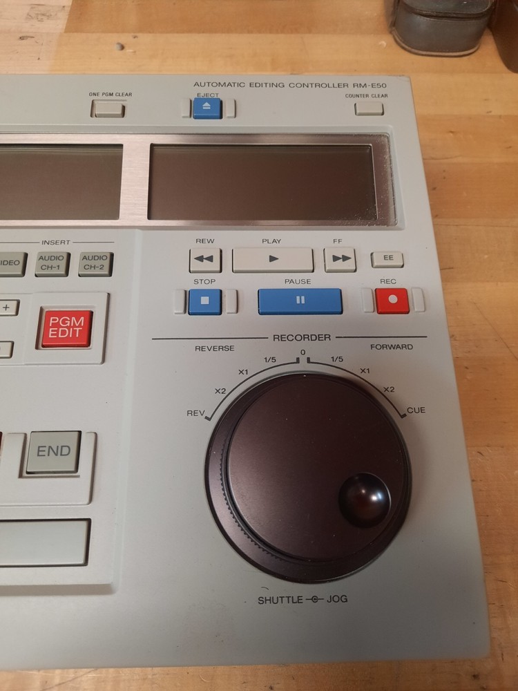 Sony Automatic Editing Controller RM-E50 UNTESTED. UNIT ONLY. SOLD AS IS.