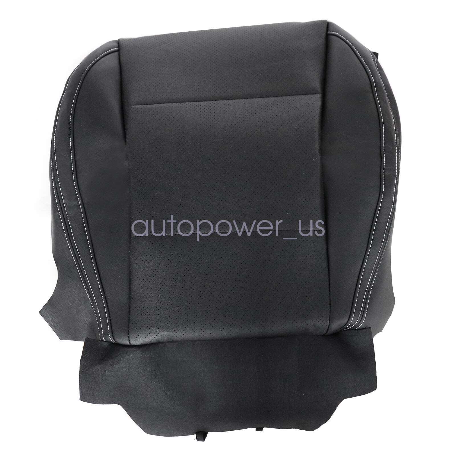 Perforated For 2015-2017 Subaru Outback Driver Leather Bottom Seat Cover Black