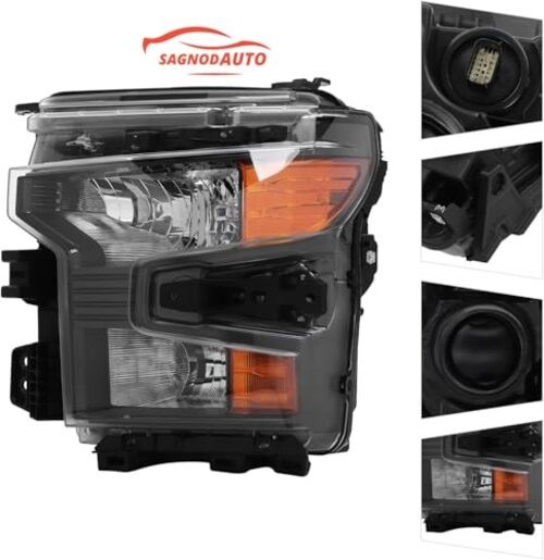 Halogen Headlight Compatible with Chevy Silverado 1500 2022 Left Driver Side