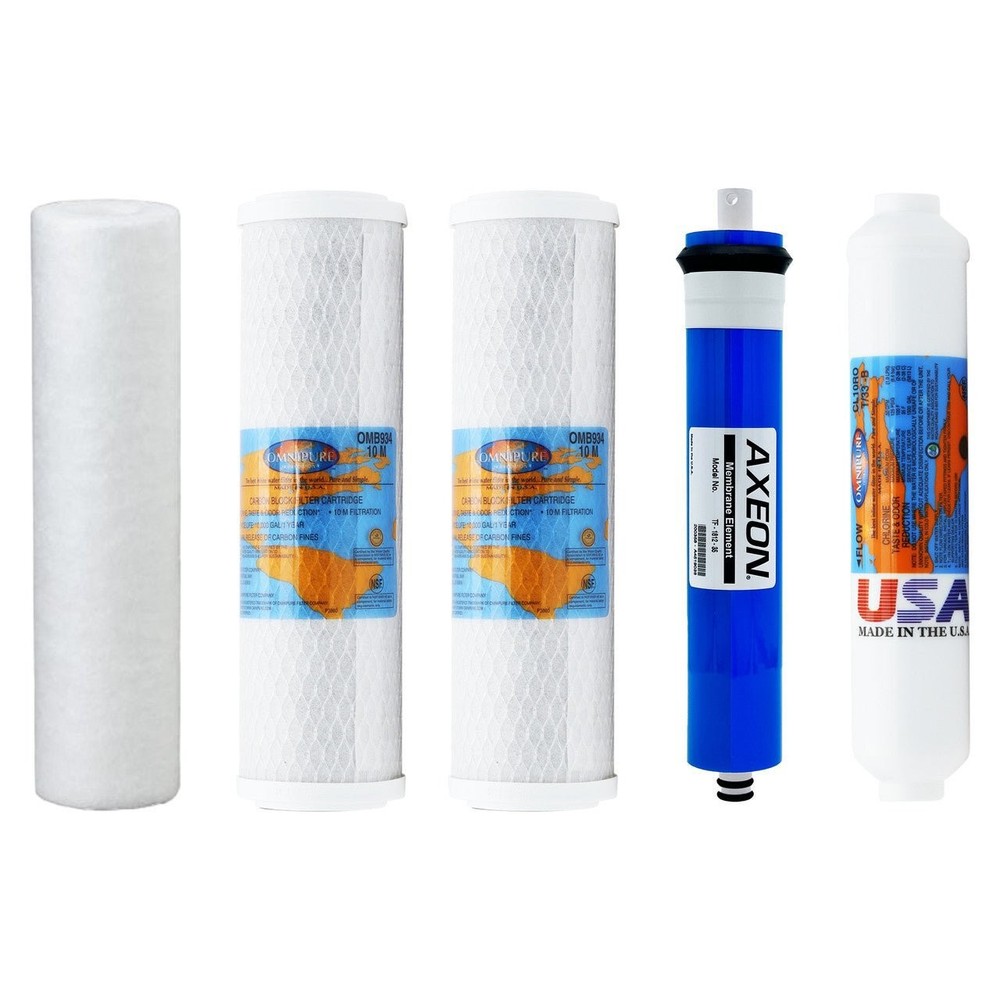 Vertex PT-4.0/5 Filter Replacement Kit with RO Membrane