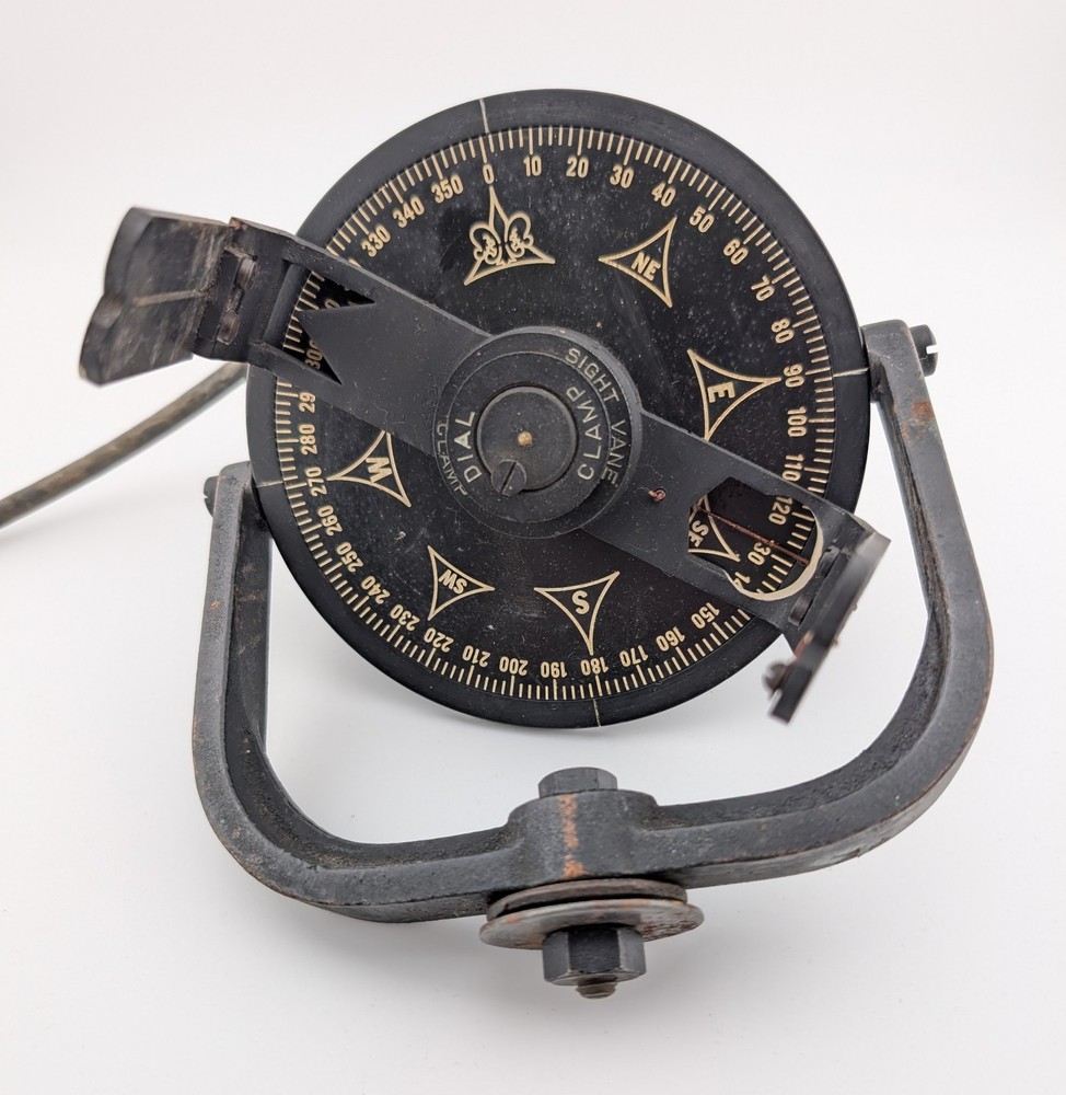 Rare 1943 WWII Longines Wittnauer Military Aircraft Pelorus Sight Compass