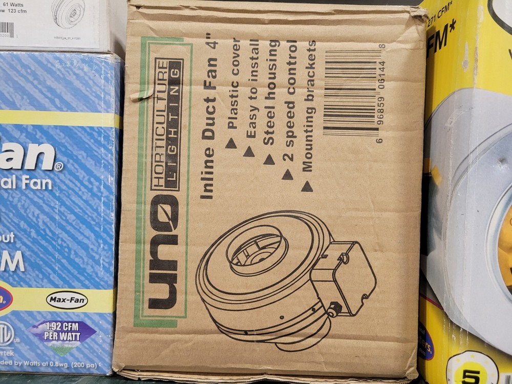 ACTIVE AIR Uno 4" Inline Duct Fan