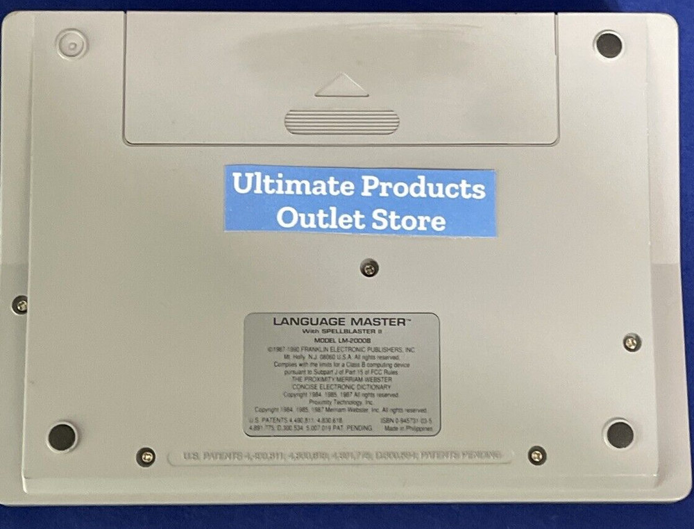 Franklin Language Master™️ Dictionary & Thesaurus LM2000B 📖1987🔥🔥🔥