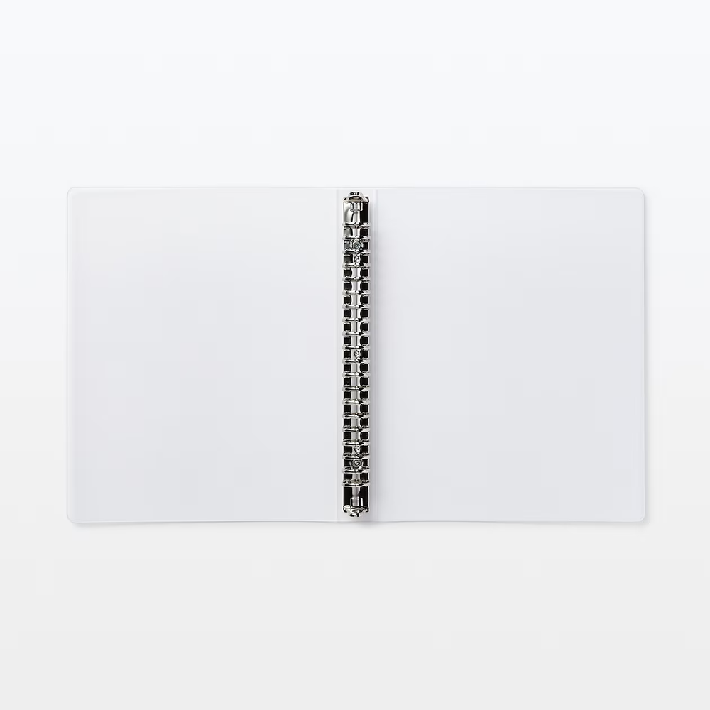 MUJI Polypropylene binder A5 20 holes, Inside sold separately
