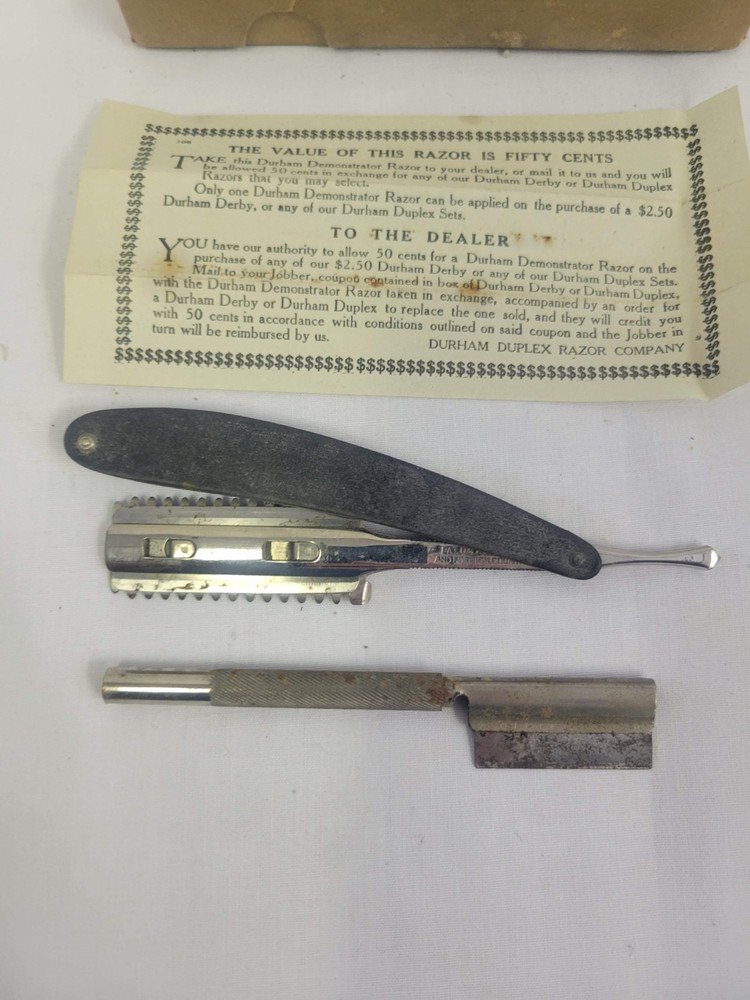VTG DURHAM-DERBY DUPLEX RAZOR IN BOX