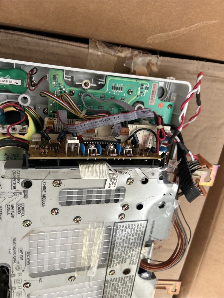 NuTone IM-4406WH Intercom Master Unit, AM/FM, CD player, off white