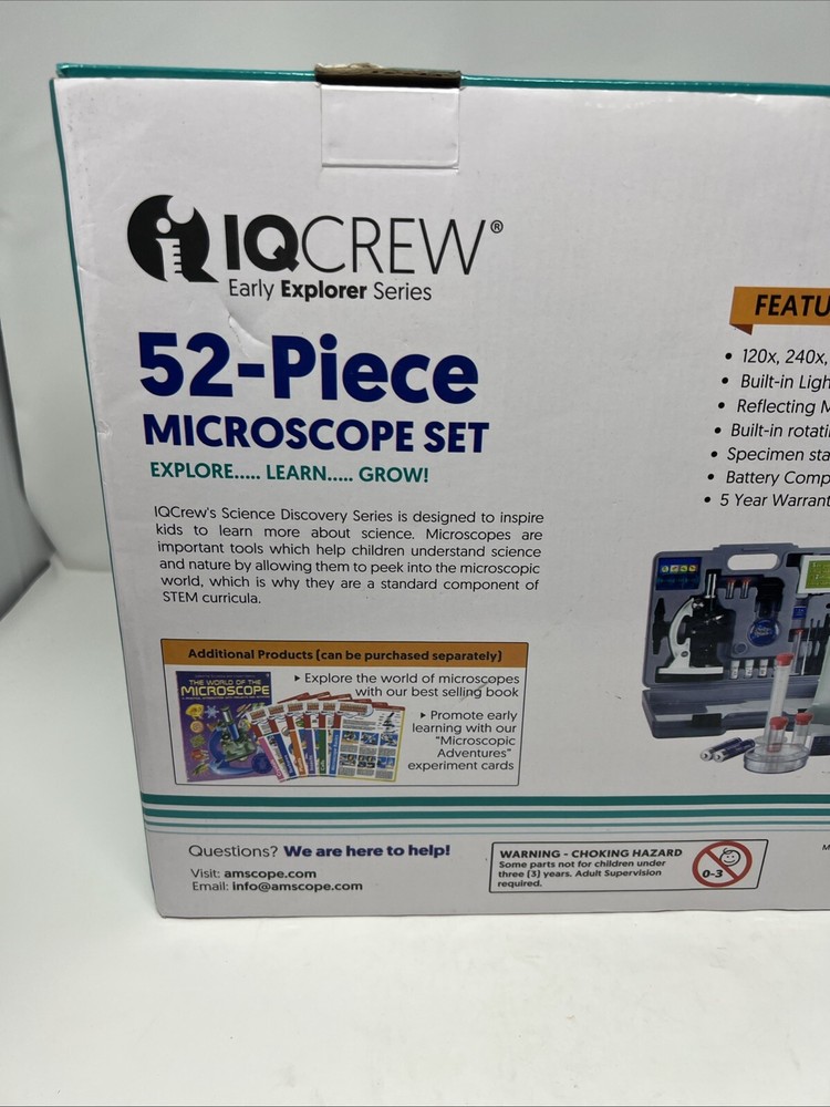 NEW 52pc Microscope Set for Kids - STEM/Educational/Science/School/Classroom